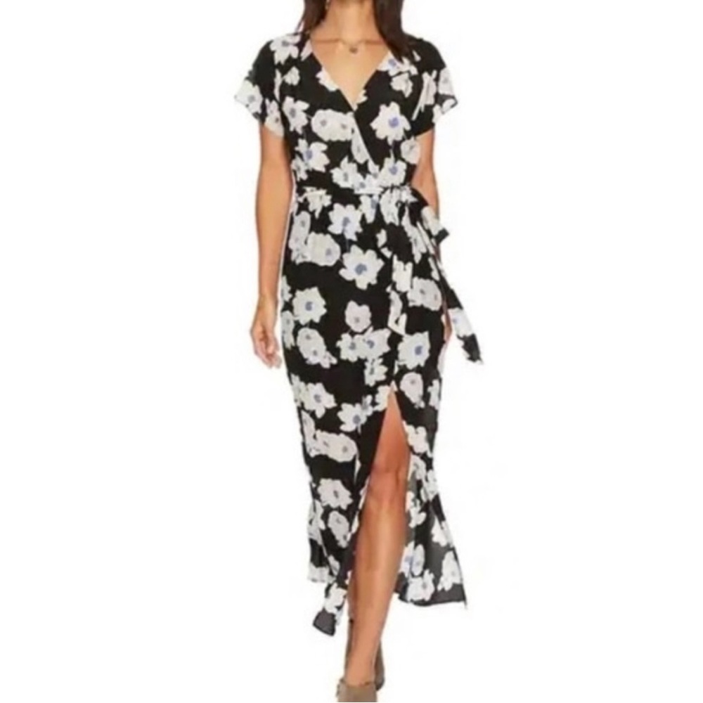 Silk Floral Dress